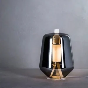 Modern Smoked Glass Ambient Table Lamp TL-A106 5