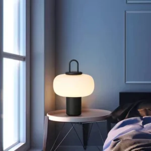 Modern Opal Glass Table Lamp with Handle TL-A072 3