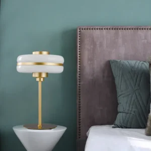 Opal Glass Disc Table Lamp TL-A021 5