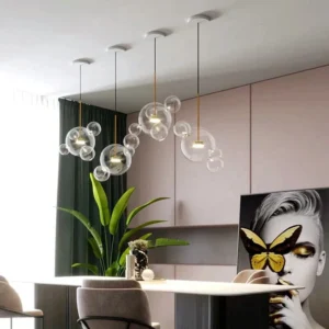 Modern Bubble Glass Pendant Light P6077 2