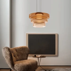 Scandinavian Glass Led Pendant Light P6018 2