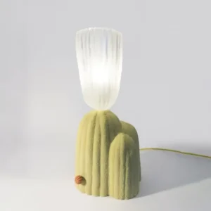 Cactus Table Lamp with Glass Shade TL-E010 2