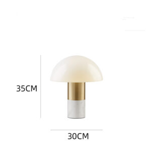 Marble Base Glass Dome Table Lamp TL-A043 5