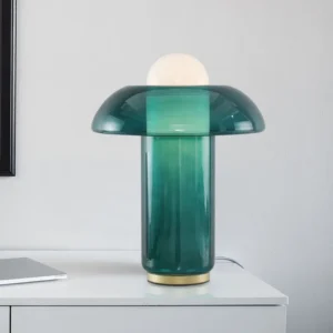 Modern Green Glass Table Lamp TL-A064 3