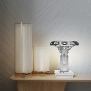 Modern Fluted Glass Mushroom Table Lamp TL-A076 4