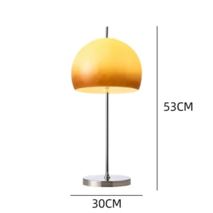 Modern Orange Glass Dome Table Lamp TL-A081 4