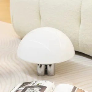 Modern Cream Dome Glass Table Lamp TL-A104 4