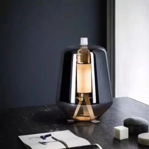 Modern Smoked Glass Ambient Table Lamp TL-A106 4