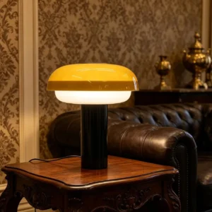 Mid-Century Style Glass Mushroom Table Lamp TL-A113 3