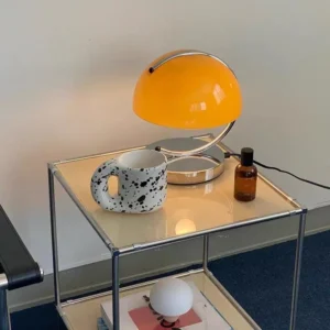 Mid-Century Orange Dome Table Lamp TL-A119 4