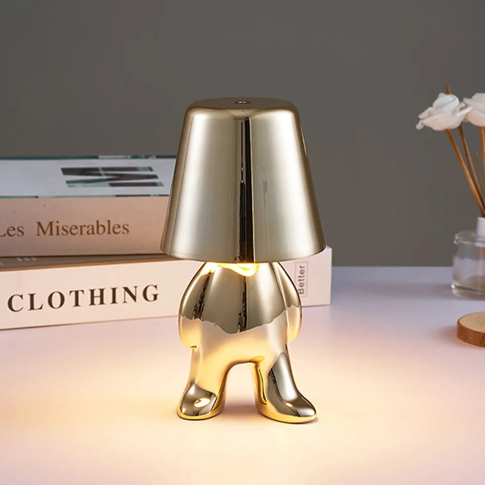 Creative Small Gold Resin Table Lamp TL-E027 5