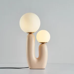 Modern U-Shaped Double Globe Table Lamp TL-E002 3