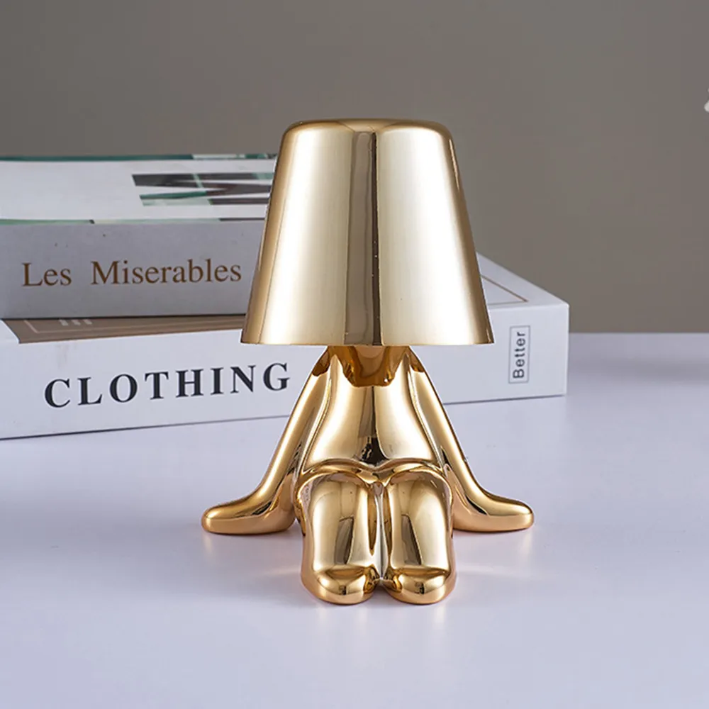 Creative Small Gold Resin Table Lamp TL-E027 4