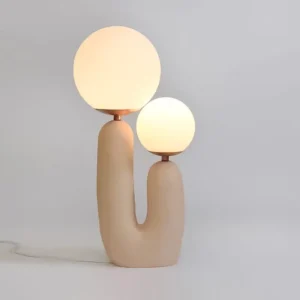 Modern U-Shaped Double Globe Table Lamp TL-E002 2