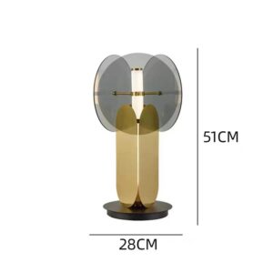 Modern Double Disc Glass Table Lamp TL-A059 4