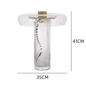 Modern Clear Glass Table Lamp TL-A031 3