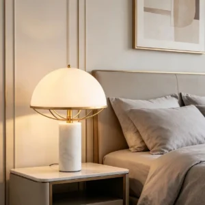 Marble Dome Glass Table Lamp TL-A040 4