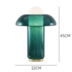 Modern Green Glass Table Lamp TL-A064 2