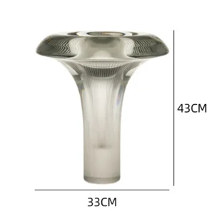 Modern Fluted Glass Mushroom Table Lamp TL-A076 3