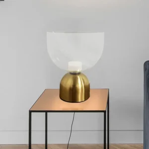 Modern Clear Glass Bowl Table Lamp TL-A083 2