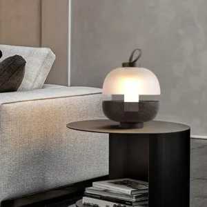 Modern Metal and Glass Table Lamp TL-A086 3