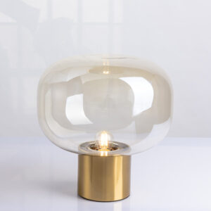 Modern Amber Glass Table lamp TL-A033 3