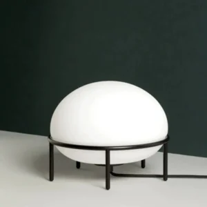 Modern Glass Dome Table Lamp with Metal Frame TL-A093 3
