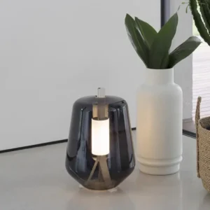 Modern Smoked Glass Ambient Table Lamp TL-A106 3