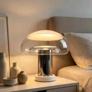 Designer Glass Mushroom Table Lamp TL-A112 2