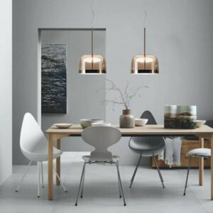 Modern Glass Dome Pendant Light P6030 2