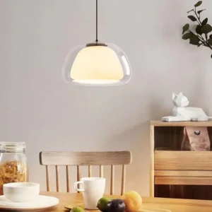 Modern Milk Glass Jelly Pendant Light P6040 2
