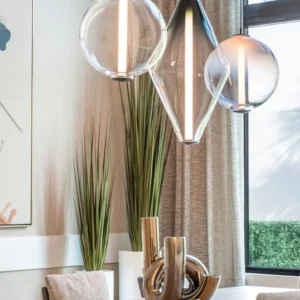 Modern Geometric Glass Pendant Light P6044 6