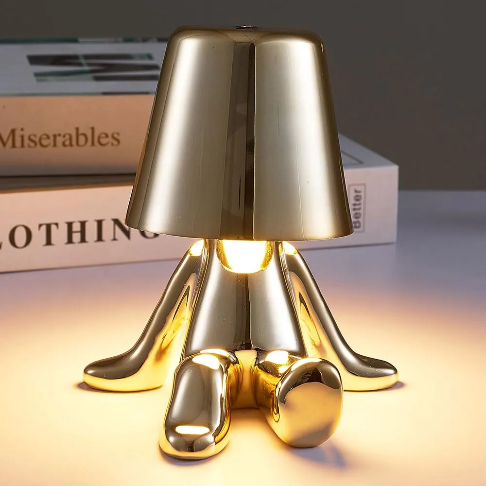 Creative Small Gold Resin Table Lamp TL-E027 3