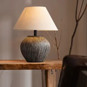 Wabi-Sabi Textured Ceramic Table Lamp TL-H006 1