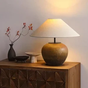 Wabi Sabi Terracotta Table Lamp TL-H010 3