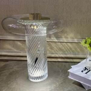 Modern Clear Glass Table Lamp TL-A031 2