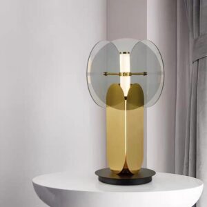 Modern Double Disc Glass Table Lamp TL-A059 3