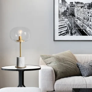 Modern Marble and Glass Table Lamp TL-A038 4