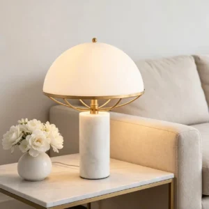 Marble Dome Glass Table Lamp TL-A040 3