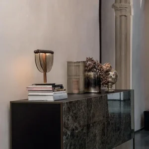 Semi-Circle Glass Table Lamp TL-A047 5