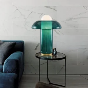Modern Green Glass Table Lamp TL-A064 1