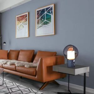 Smoked Glass Orb Table Lamp TL-A028 2