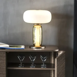 Modern Glass Table Lamp with Column Base TL-A085 2