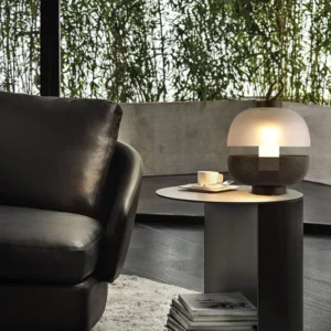 Modern Metal and Glass Table Lamp TL-A086 2