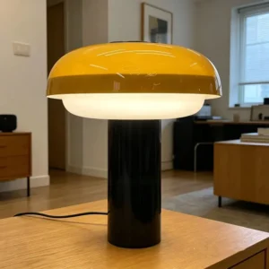 Mid-Century Style Glass Mushroom Table Lamp TL-A113 1