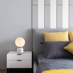 Marble Base Globe Glass Table Lamp TL-A039 3
