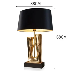 Luxury Resin and Fabric Table Lamp TL-E007 1