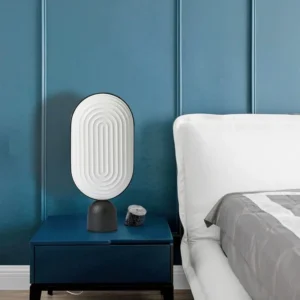 Minimalist Oval Resin Table Lamp TL-E006 2