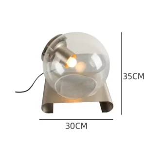 Modern Tilted Glass Globe Table Lamp TL-A060 1