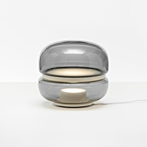 Smoked Glass Capsule Table Lamp TL-A029 3